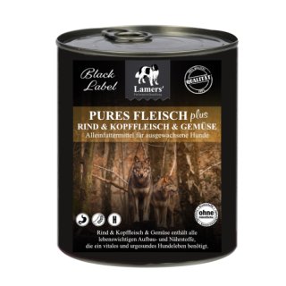 Lamers Black Label Pures Fleisch Rind 400g